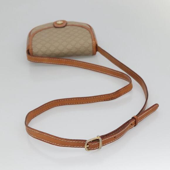 CELINE Macadam Canvas Shoulder Bag Pvc Beige Gold - Picture 7 of 12